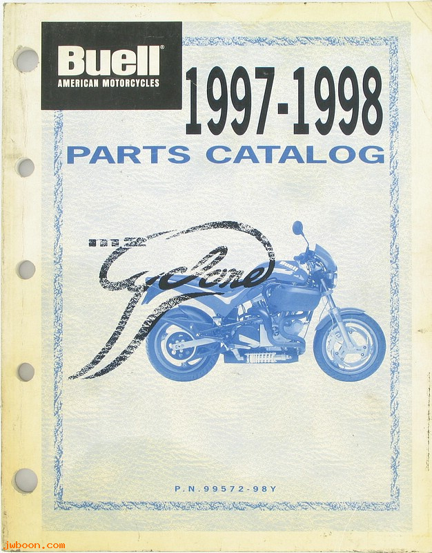   99572-98Y (99572-98Y): Buell Cyclone M2 parts catalog '97-'98 - NOS