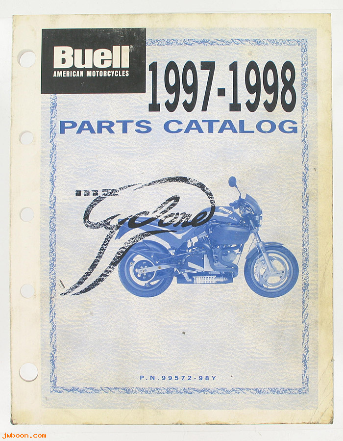   99572-98Yused (99572-98Y): Buell Cyclone M2 parts catalog '97-'98