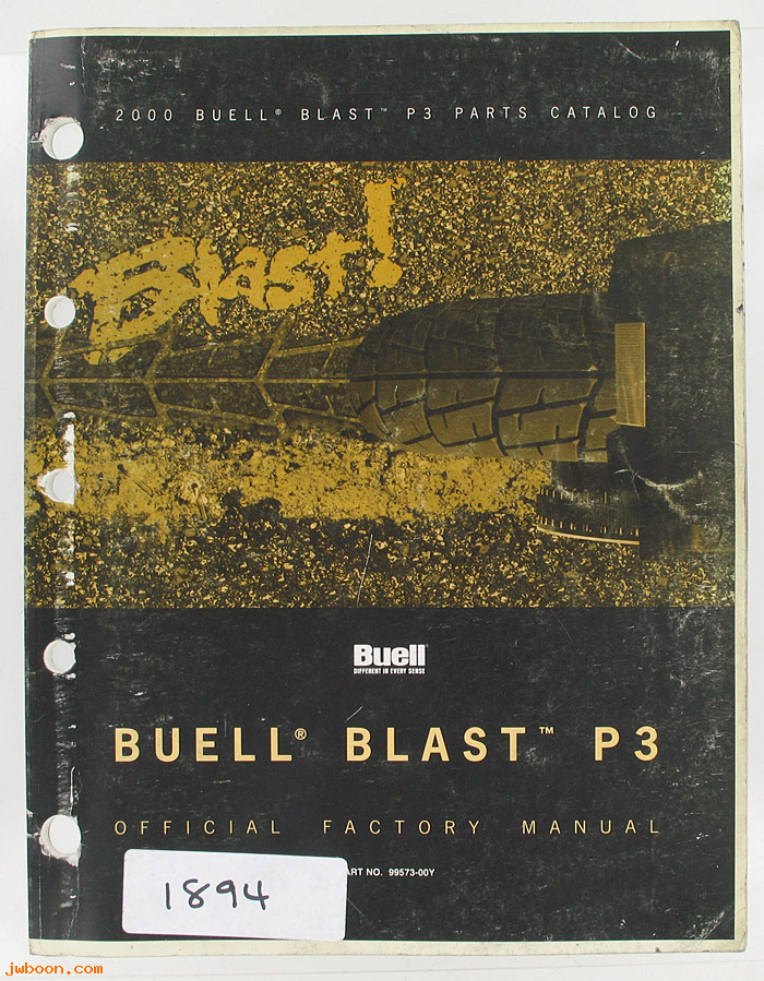   99573-00Yused (99573-00Y): Buell Blast P3 parts catalog 2000