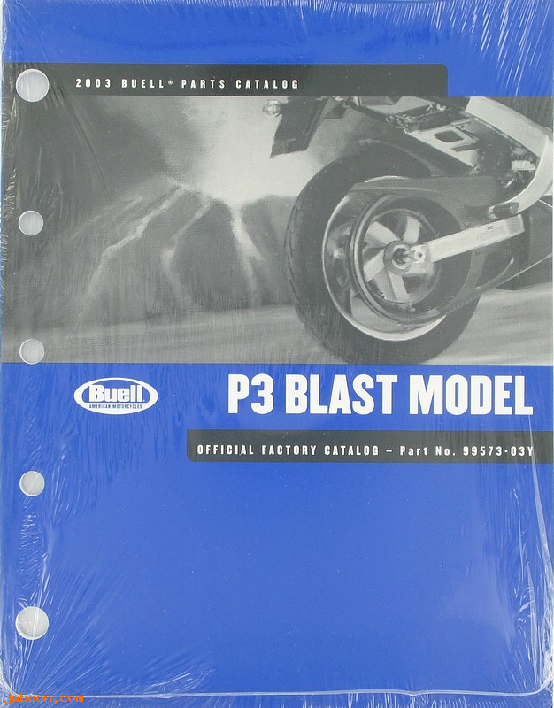   99573-03Y (99573-03Y): Buell Blast P3 parts catalog 2003 - NOS