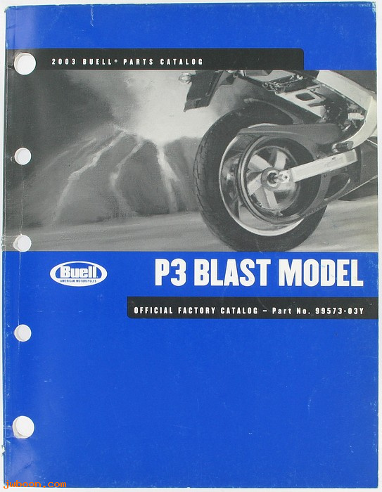   99573-03Yused (99573-03Y): Buell Blast P3 parts catalog 2003