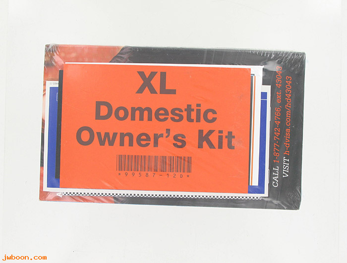   99587-12D (99587-12D / 99468-12): 2012 Sportster XL Owner's kit - NOS