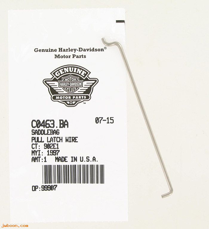   C0463.BA (91234-97YA): Saddlebag pull latch wire - NOS - Buell S3T