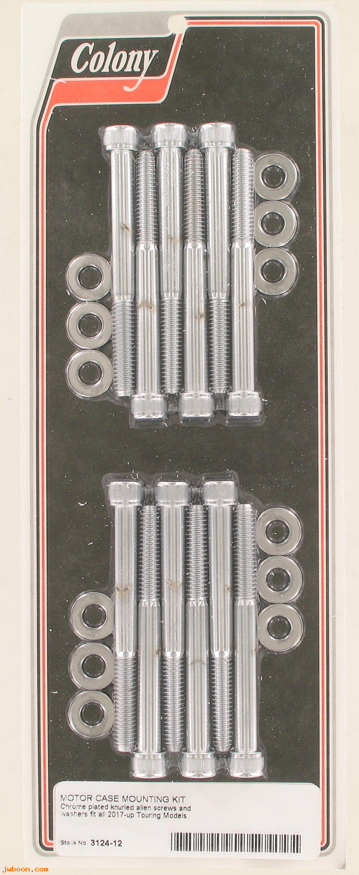 C 3124-12 (): Motor case knurled Allen mounting kit - Touring '17-up