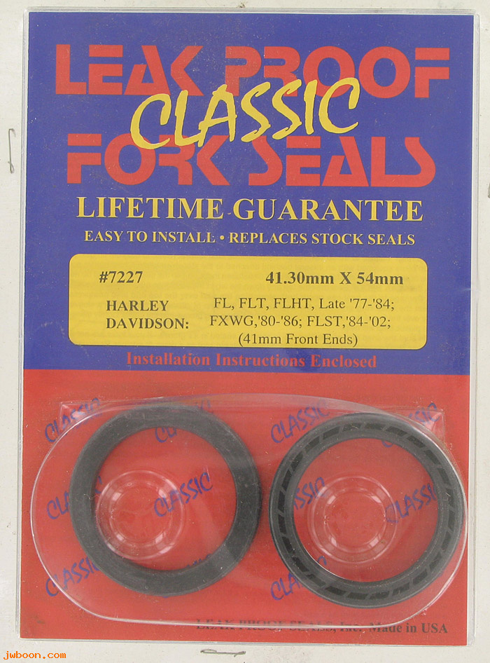 D 7227 (): Classic fork seals - FL 77-84. FXWG 80-86. FLST 84-02