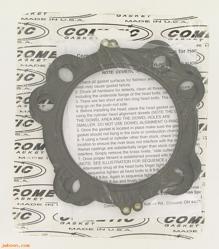 D C9690 (): Cometic Evo MLS cylinder head gaskets 3.670"-3-5/8" x .030"