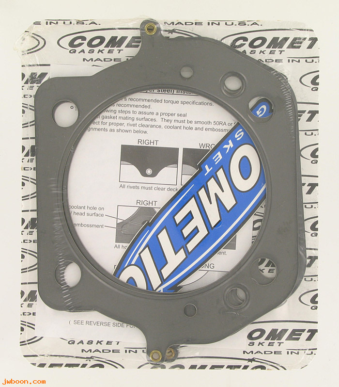 D C9878 (): Cometic MLS cylinder head gaskets (pair) 4"- 030"   in stock