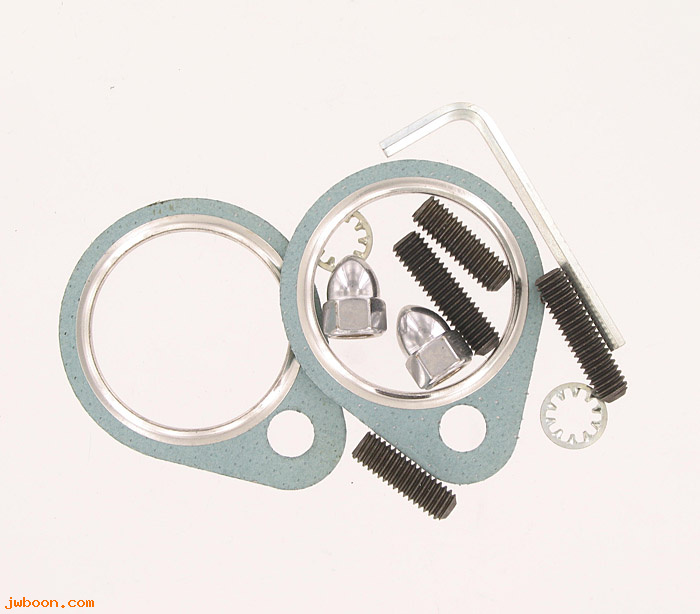 D CC25-067 (65834-68 / 65835-86T): Custom Chrome exhaust gasket, stud and nut kit