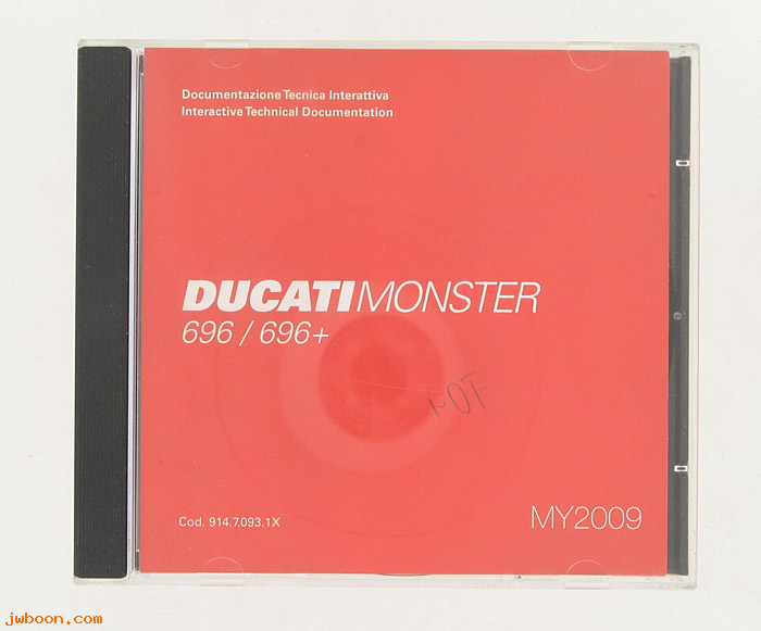 D CDD04 (): Ducati CD interactive technical Monster 696 / 696+, MY 2009