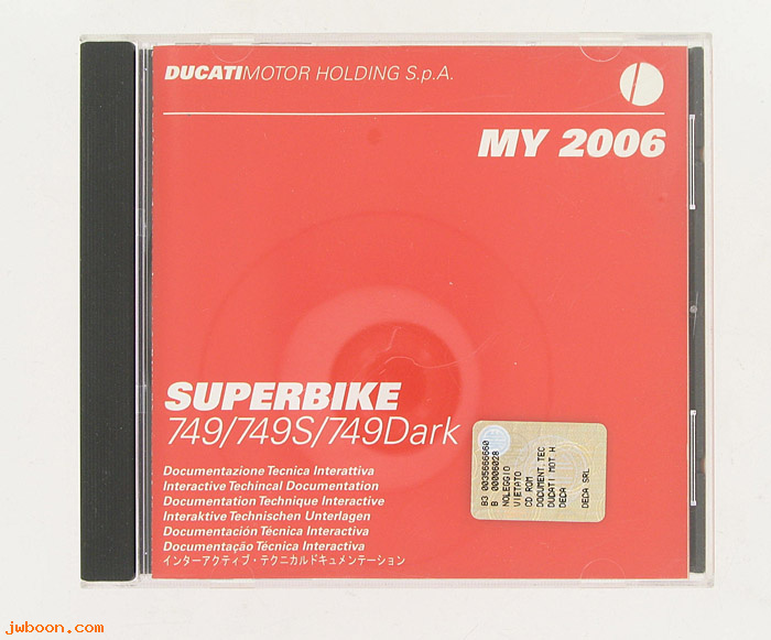 D CDD09 (): Ducati CD interactive technical documenta. Superbike 749/ MY 2006