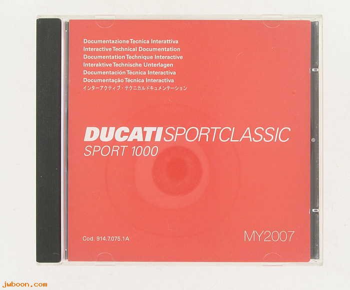 D CDD10 (): Ducati CD interactive technical documenta. Sportclassic MY 2007