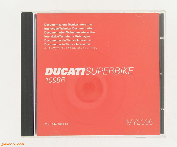 D CDD11 (): Ducati CD interactive technical documenta. Superbike 1098R 2008