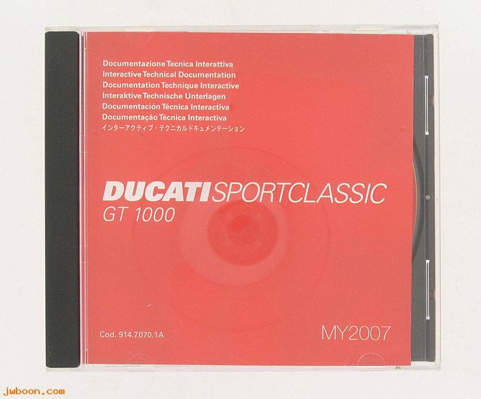 D CDD12 (): Ducati CD interactive technical document.Sportclassic GT1000 2007