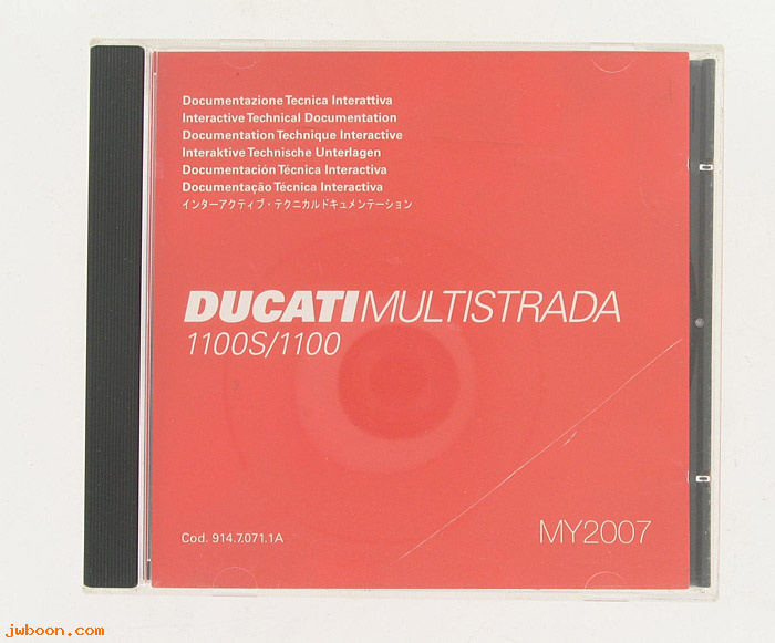 D CDD14 (): Ducati CD interactive technical document. Multistrada 1100/S 2006