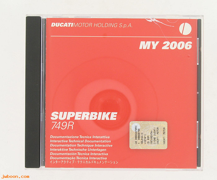 D CDD17 (): Ducati CD interactive technical documenta. Superbike 749R MY 2006