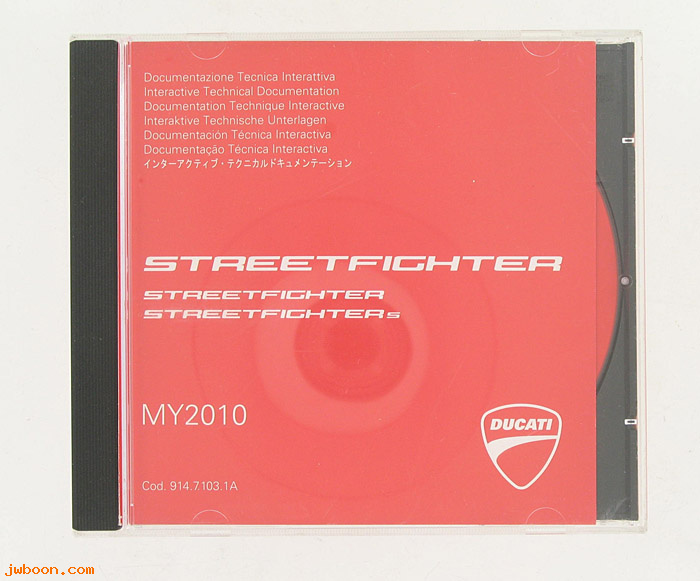 D CDD18 (): Ducati CD interactive technical documenta. Streetfighter/S  2010