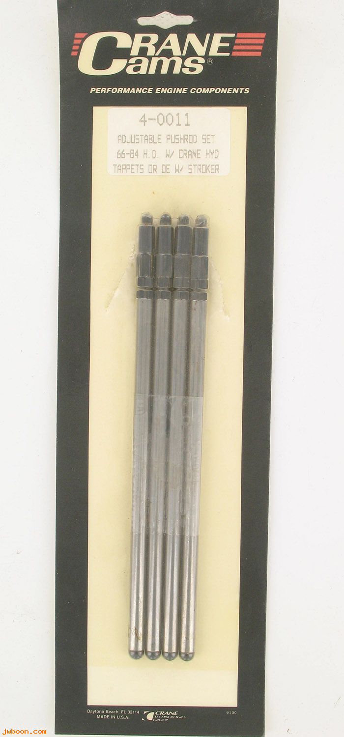 D CR4-0011 (): Crane Cams Adjustable pushrods Shovelhead