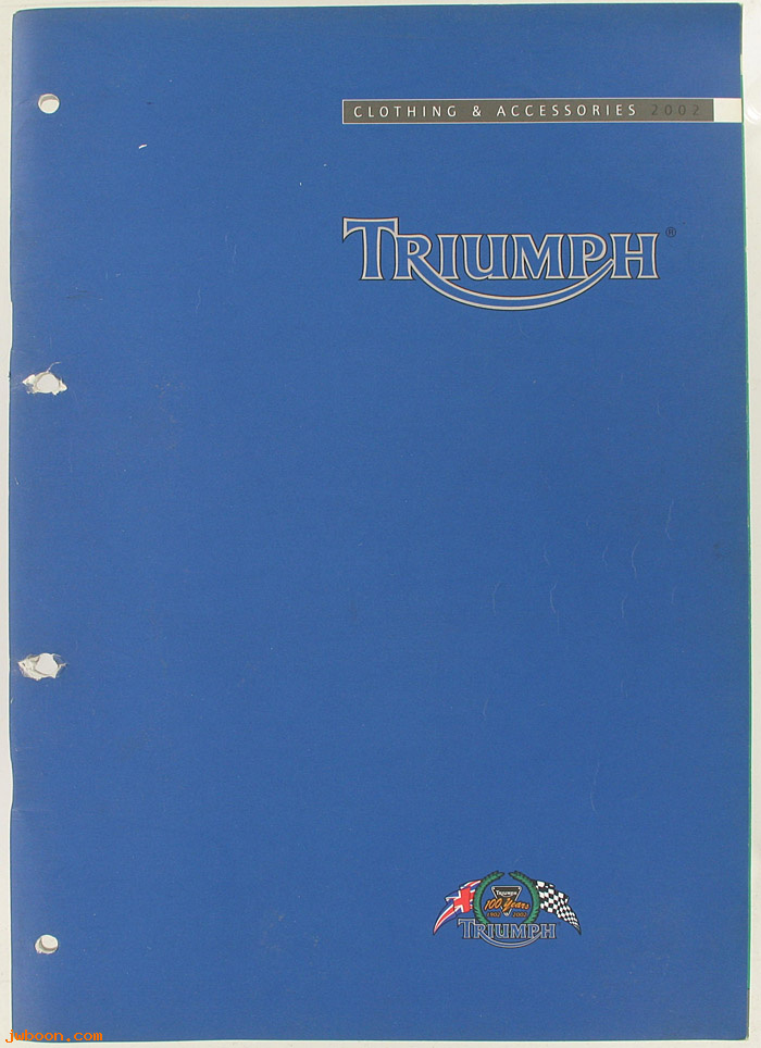 D H119 (): Triumph clothing & accessories 2001, 2002, 2003, 2004.