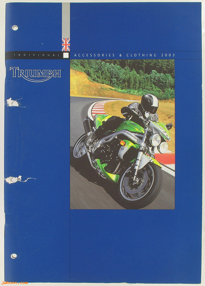 D H119 (): Triumph clothing & accessories 2001, 2002, 2003, 2004.