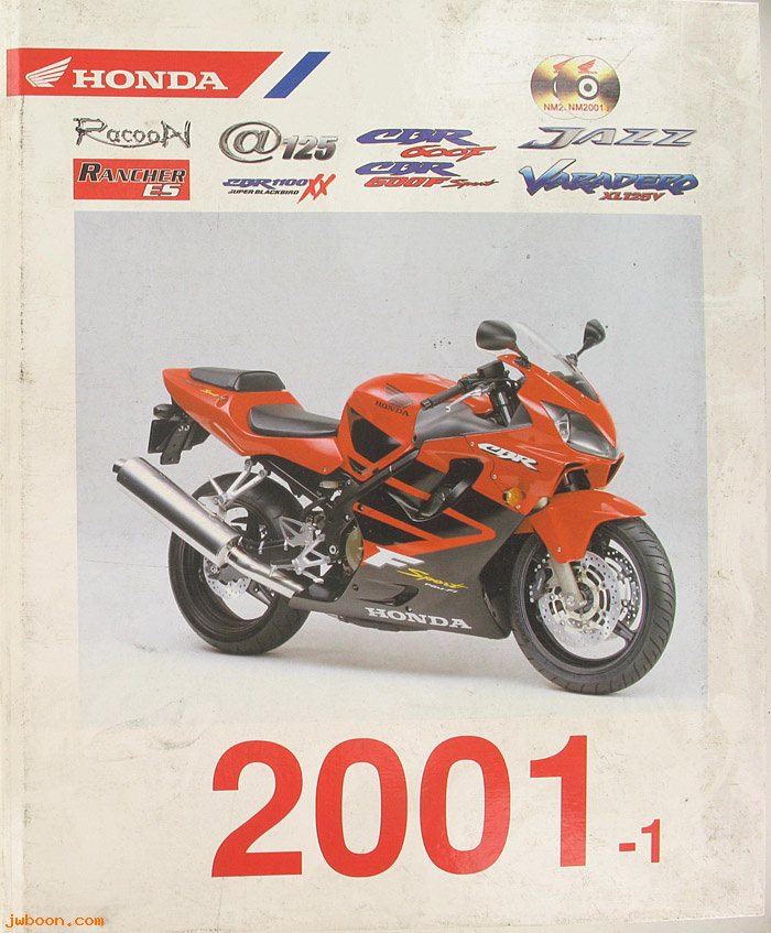 D H121 (): Honda div. informatie over de 2001 modellen, nederlands,