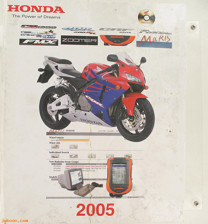 D H123 (): Honda div. informatie over de 2005 modellen, nederlands,