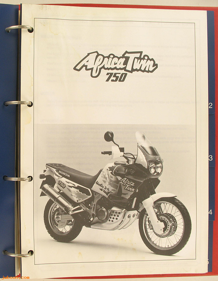 D H131 (): Honda multo map, info over nieuwe modellen 1993. CB1000, CBR1000F