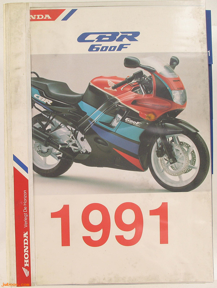 D H138 (): Honda multo map, info over nieuwe modellen 1991, CBR600Fm