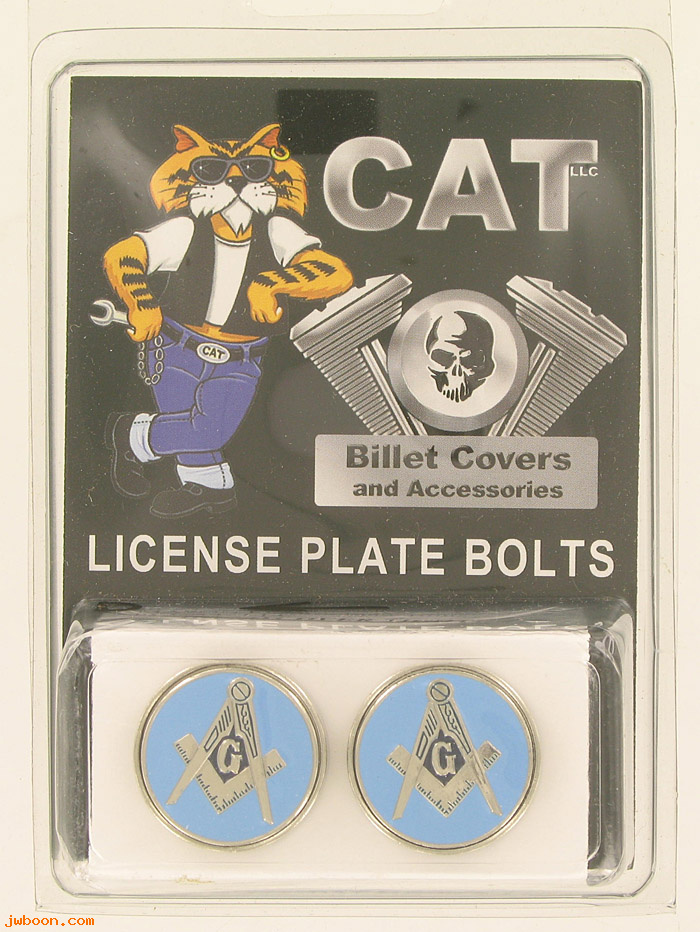 D LB-56 (LPB1056.06): CAT Mason license plate bolts