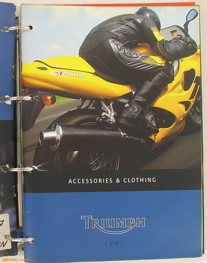 D T1 (): Triumph clothing & accessories 2001, 2002, 2003, 2004