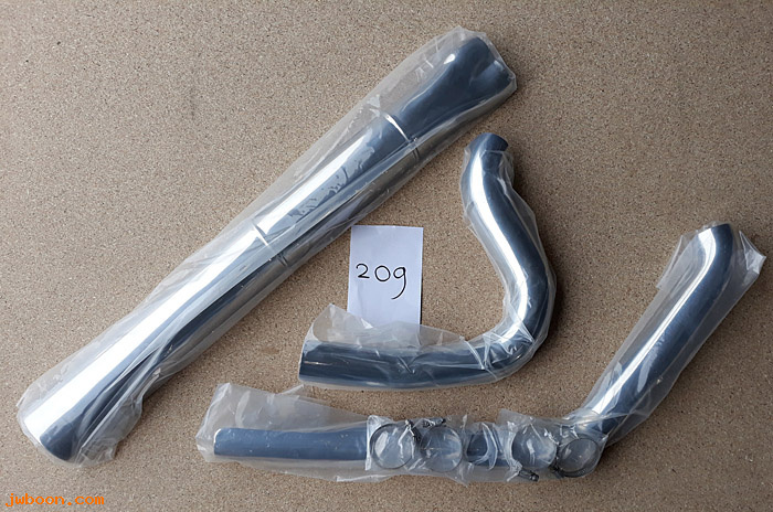 D ZE209 (1124): Thunderheader set of 3 heat shields - Touring '84-'16