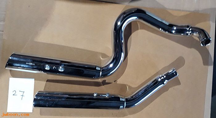 D ZE27 (): 2 Kodlin mufflers / "K0755. Sportster XL 883 exhaust ohne Kat."