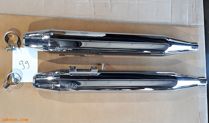 D ZE99 (): Vance & Hines 16707 exhaust mufflers - FLH, FLT '95-'01