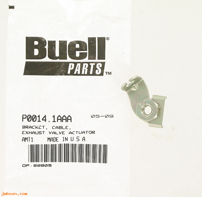   P0014.1AAA (P0014.1AAA): Bracket, cable, exhaust valve actuator - NOS - Buell XB12 '04-'05