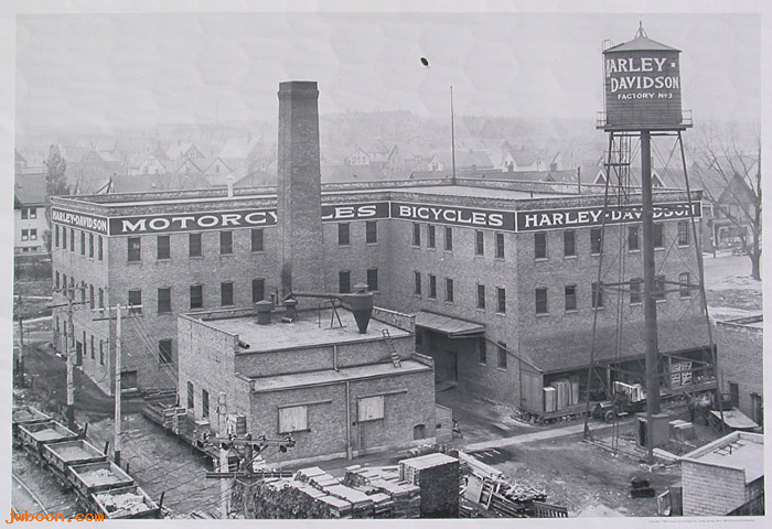 P 913 (): Poster - Old Factory Photo - 60 x 90 cm, in stock