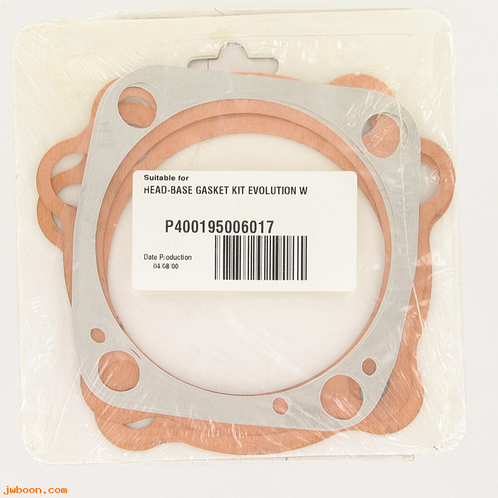 R  16770-86-Cath (16770-84 / 16774-86): Cylinder gasket set, Big Bore Evo models - 3-5/8" Bore Athena