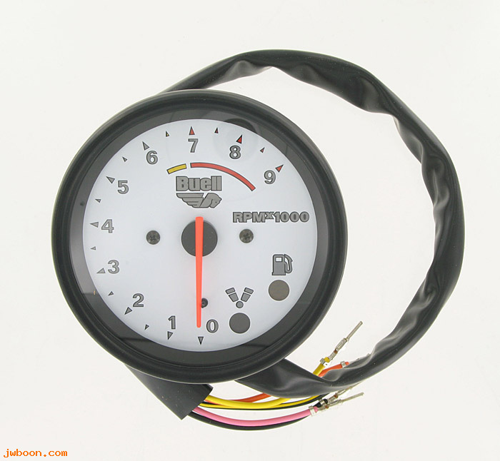   Y0501.K (67329-99Y): Tachometer, black bezel - NOS - Buell S3, X1 '99-'02