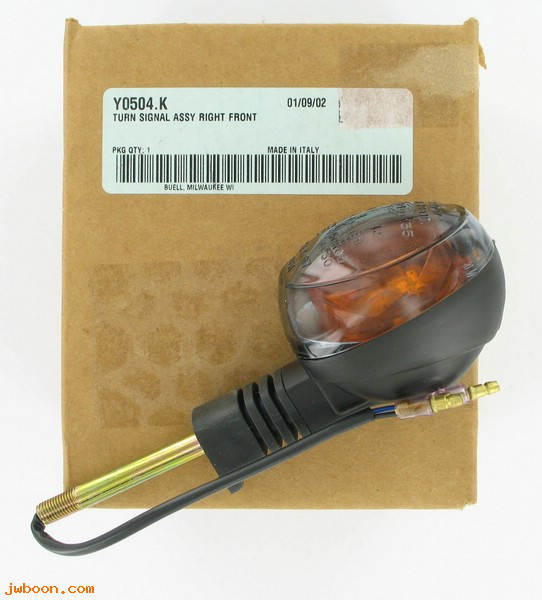   Y0504.K (68947-99Y): Turn signal,right front -NOS- Buell Blast 00-10.X1 99-02.XB 03-09