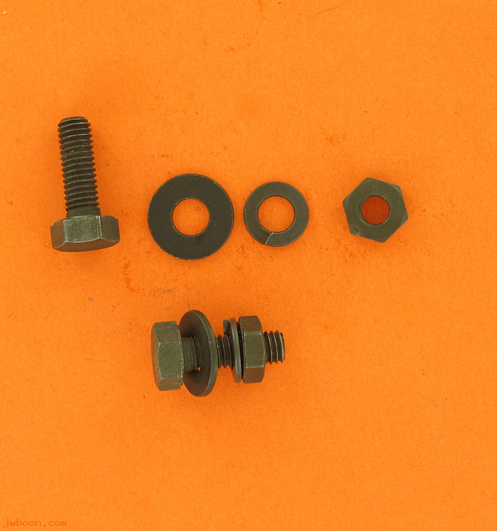        053EK (    3779): Bolt kit, 1/4"-24 x 3/4" hex head, with nut & lockwasher - NOS