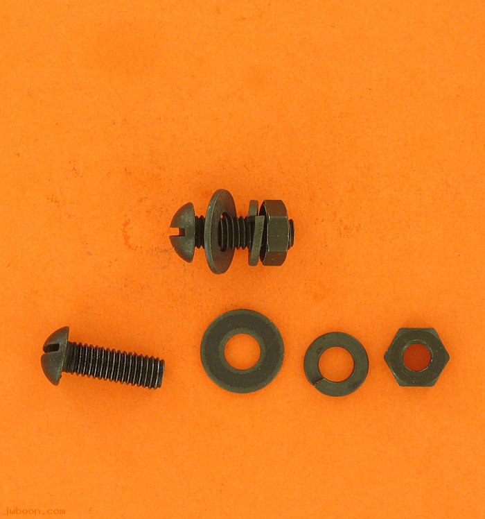        053K (    3779): Screw kit, 1/4"-24 x 3/4" hex head, with nut & washer - NOS