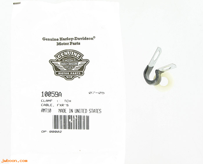      10059A (   10059A): Clamp, clutch cable - NOS - FXR's. Buell XB9R, XB9S 2003