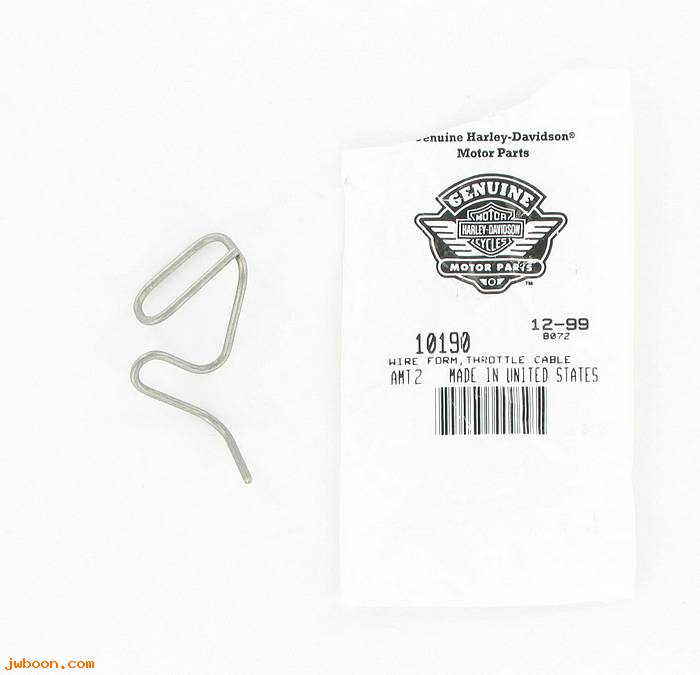     10190 (   10190): Wire form, throttle cable - NOS - Softail