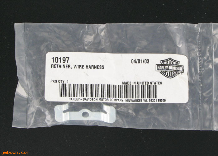      10197 (   10197): Retainer, wire harness - NOS - FLHRSEI/2/3, CVO SE Road King