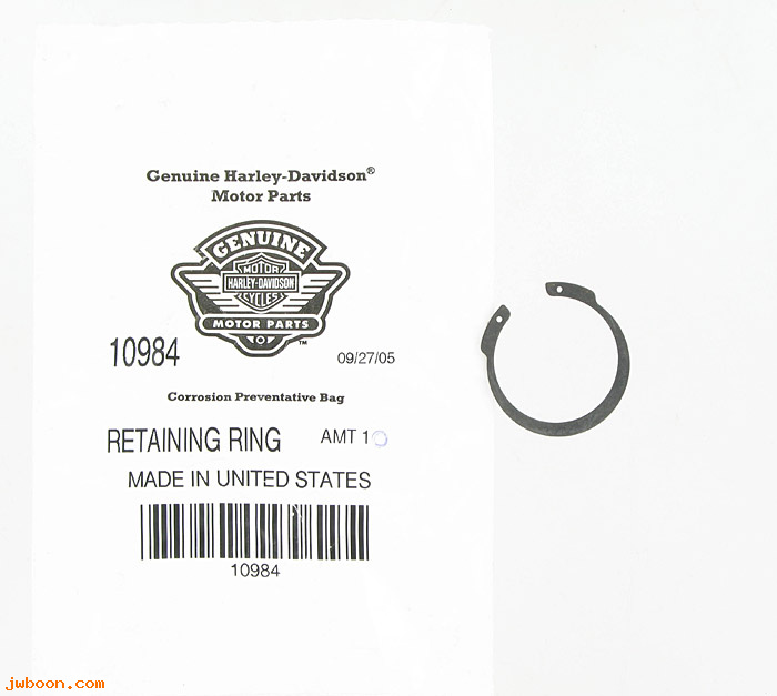      10984 (   10984): Retaining ring - NOS - Buell, Sportster, XL
