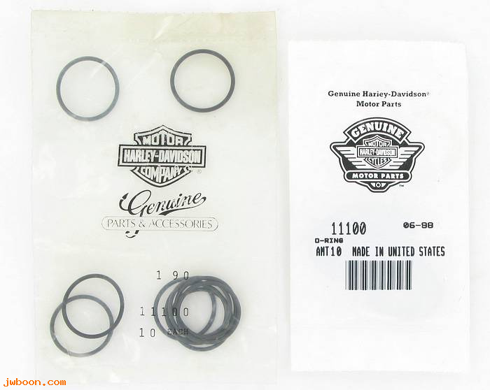      11100 (   11100): O-ring, tappet guide - NOS - Ironhead Sportster, XL's '57-'85
