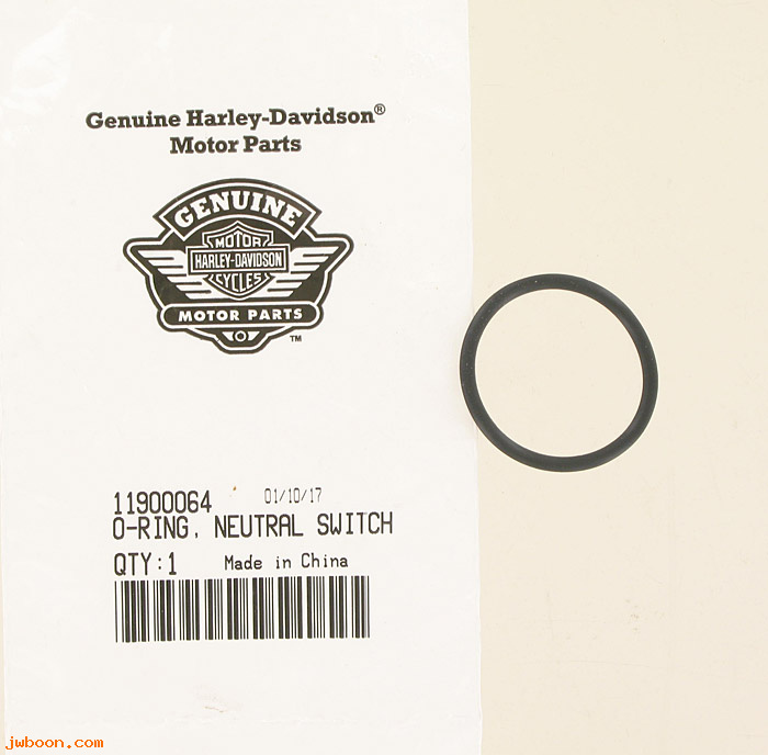   11900064 (11900064): O-ring, neutral switch - NOS