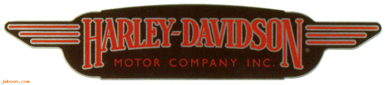   14065-84 (14065-84): Decal, "Harley-Davidson Motor Company inc." 1 3/4" x 9 3/4" - NOS