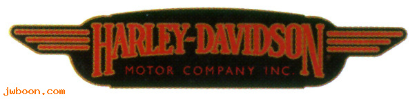   14068-84 (14068-84): Decal, "Harley-Davidson Motor Company inc." 1 3/4" x 9 3/4" - NOS