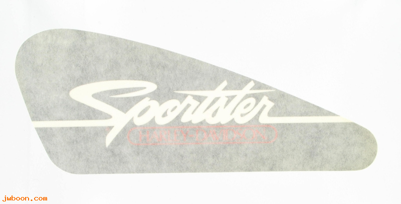   14197-88 (14197-88): Decal, fuel tank - left  "Sportster"  4 1/2x11 1/2 - NOS-XLH 1200