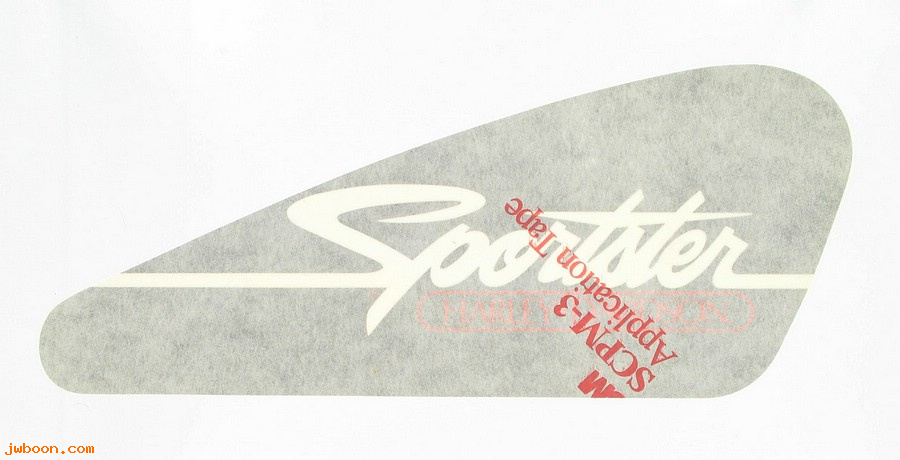   14199-88 (14199-88): Decal, fuel tank - right  "Sportster" 4 1/2x11 1/2 - NOS-XLH 1200