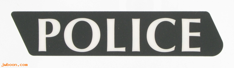   14274-93 (14274-93): Decal, police saddlebag - left - NOS - FLHP, FLHTP '93-'08,Police